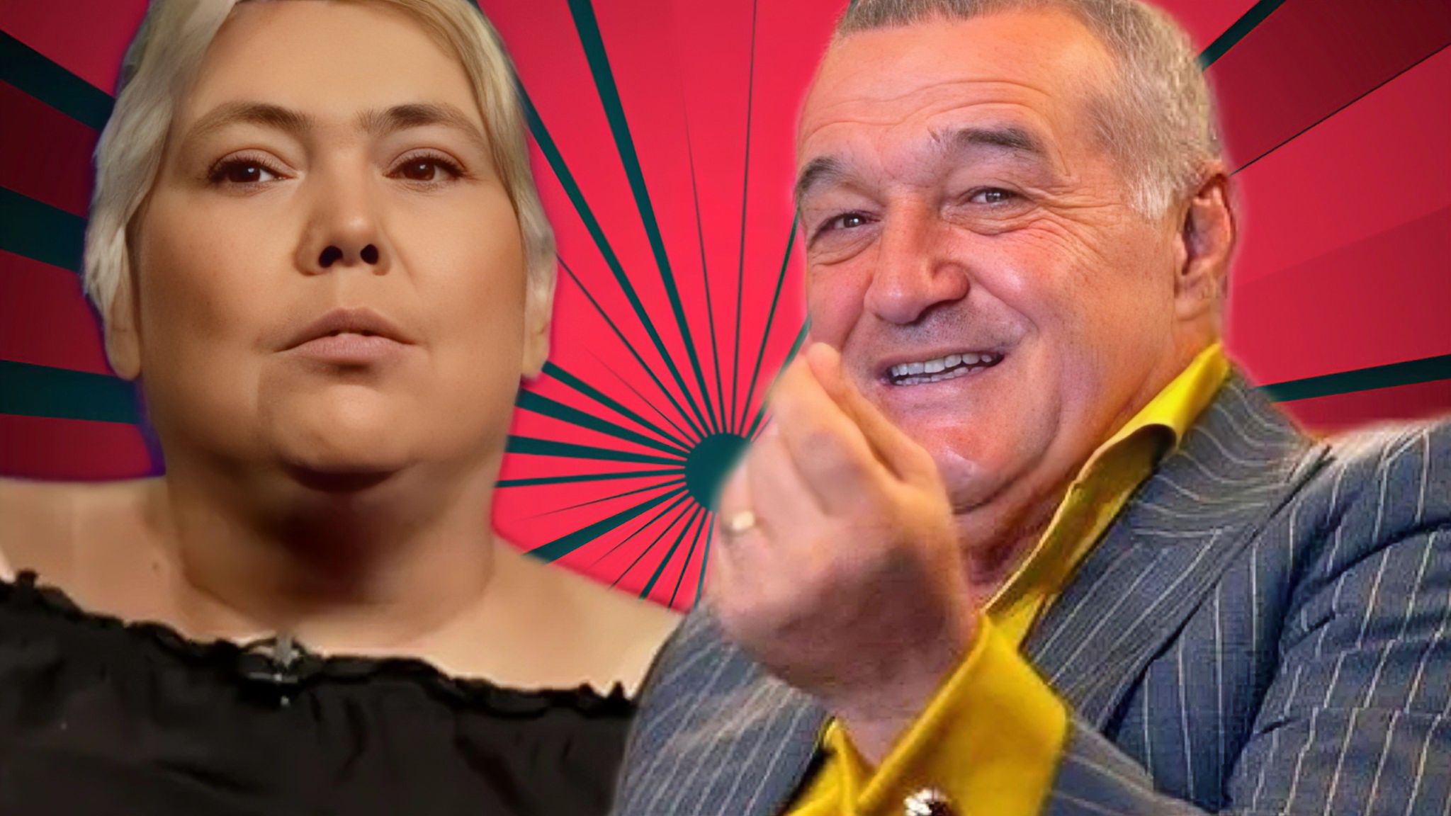 Ioana Tufaru și Gigi Becali