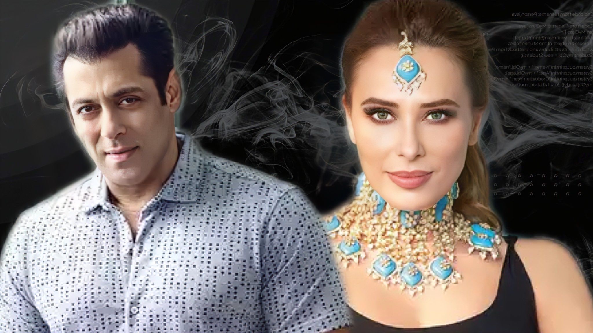 Iulia Vântur și Salman Khan