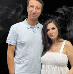 Mara Bănică și soțul ei