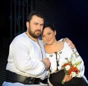 Ecaterina Ladin și soțul ei