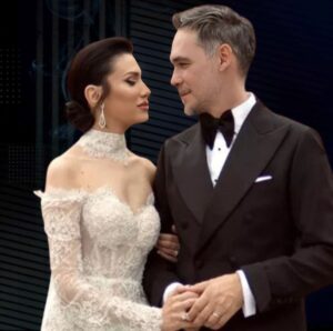 Razvan Simion si Daliana Raducan in ziua nuntii lor