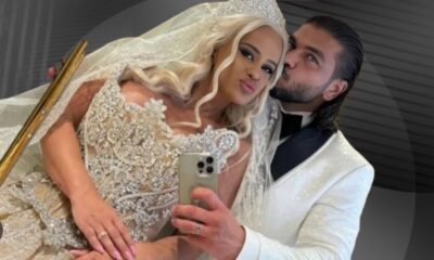 Anda Adam și soțul ei, nunta