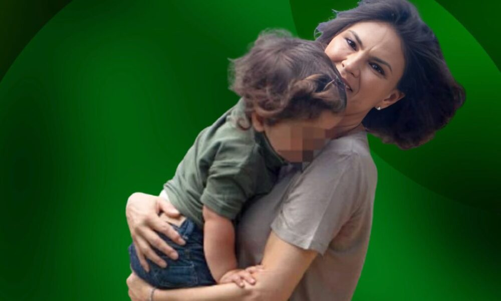 Ramona Bădescu și fiul ei