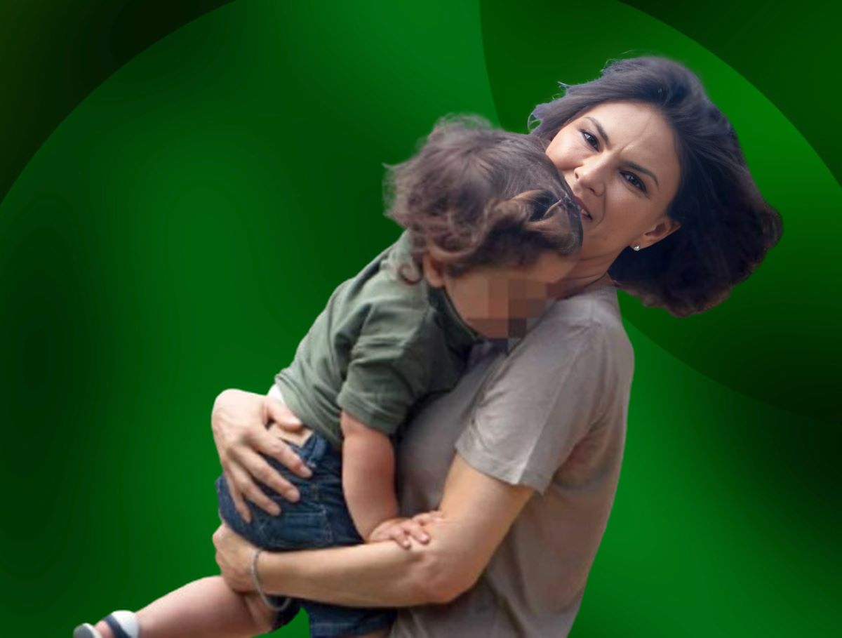 Ramona Bădescu și fiul ei